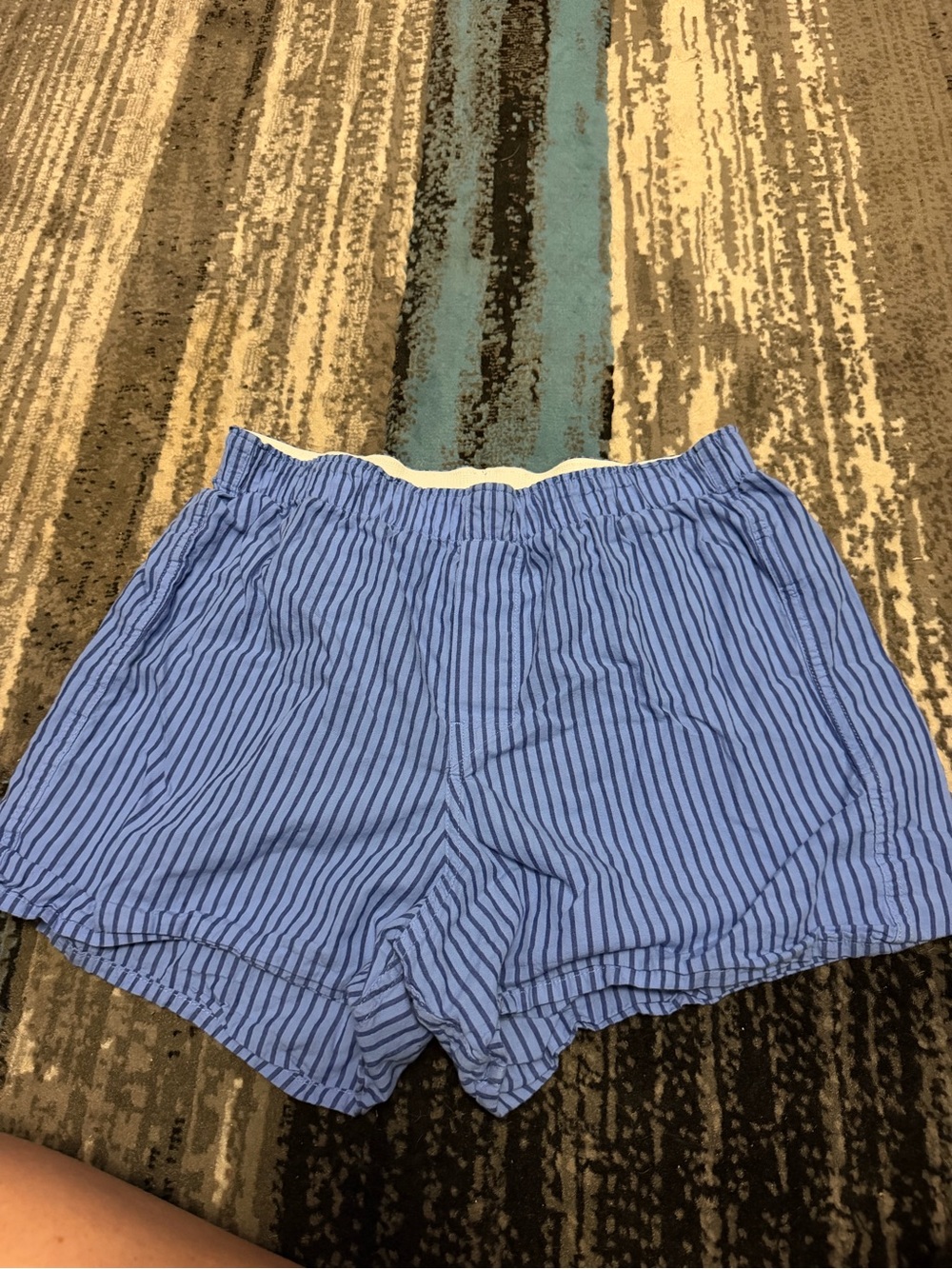 GAP Blue Striped Sleep Shorts
